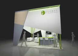 20x20 Island booth design by Condit Exhibits